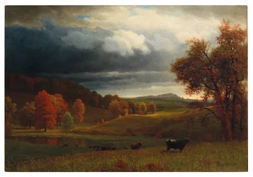 Paisagem de outono: As Catskills