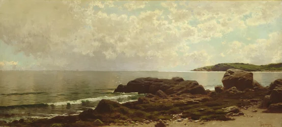 Costa fora de Grand Manan, c.1885