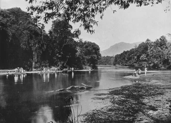 Rio em Ratnapura, c1890, 1910