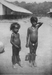 Crianças Tamil Estate, c1890, 1910