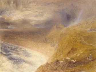 Castelo de Harlech, 1857