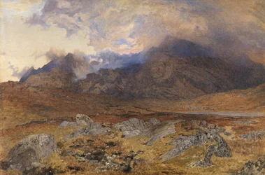 Snowdon depois de uma tempestade de abril