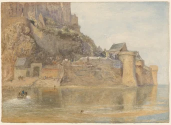 As muralhas, Mont St. Michel, França