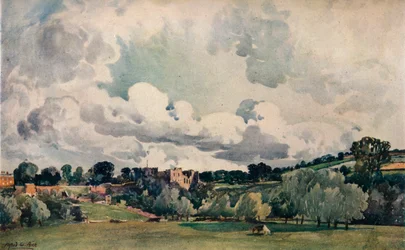 Castelo de Ludlow, c1880