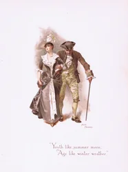 Juventude como uma manhã de verão, de Some Old Love Songs publicada por Hildesheimer & Faulkner, 1892