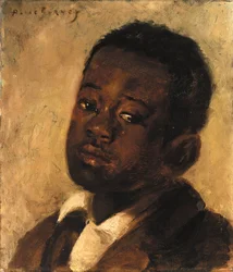 Cabeça de um rapaz negro, finais do século XIX-inícios do século XX.