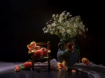 Colheita floral melancólica