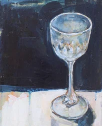 Copo de vinho elegante