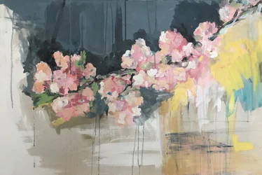 Abstrato floral rosa