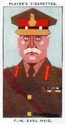 Douglas Haig, 1o Earl Haig, marechal de campo britânico, 1926.