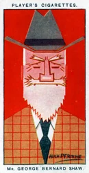 George Bernard Shaw, dramaturgo irlandês, 1926.
