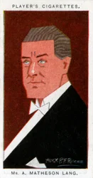 Matheson Lang, ator-gerente e dramaturgo canadense, 1926