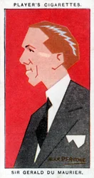 Sir Gerald du Maurier, ator-gerente britânico, 1926.