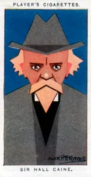 Sir Hall Caine, romancista britânico, 1926