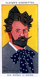 Sir Henry Joseph Wood, maestro britânico, 1926.