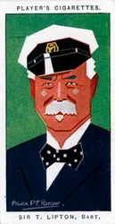 Sir Thomas Johnstone Lipton, 1º Barão, quitandeiro e iate britânico, 1926