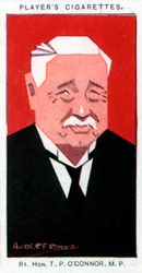 Thomas Power OConnor, jornalista e político irlandês, 1926.