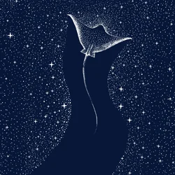 Raia-manta cósmica