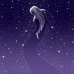 Star Eater: Gradiente de azul escuro a roxo