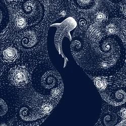 Tubarão-baleia no Oceano Estrelado
