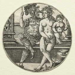 Marte, Vênus e Cupido, 1520s.