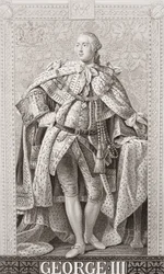George III (1738-1820) de "Ilustrações da História Inglês e Escocês" Volume II