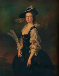 Retrato de Jane Hale, Sra. Madan, 1746
