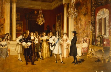 William Penn Recebendo a Carta da Pensilvânia de Charles II