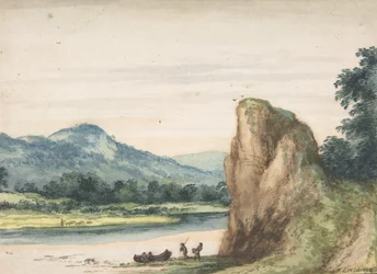 Paisagem, meados do século XVII.
