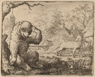 Reynard Zomba do Urso Aflito, provavelmente c. 16451656.