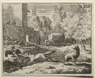 Reynard, a Raposa: Reynard Perseguindo Galinhas