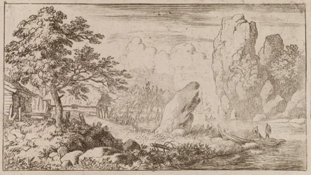 Rocha junto à água
