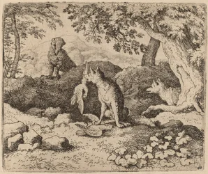 The Badger Goes to Warn Reynard, provavelmente c. 16451656.