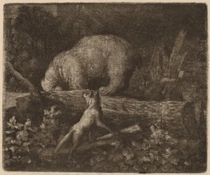 O urso preso, provavelmente c. 16451656.