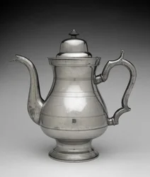 Bule, c. 1829-1842 (britannia metal)