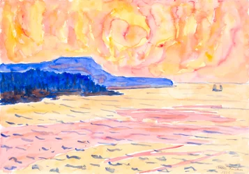 Aquarela nº. 6, Costa Azul, 1936.