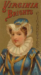 Da série Girls and Children N64 promovendo cigarros Virginia Brights para Allen &..., 1886.