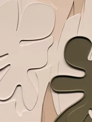 Folhas Orgânicas Abstratas