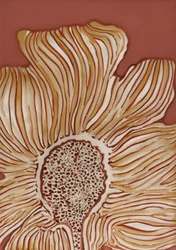 Abstrato floral terroso