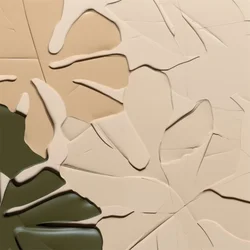 Formas fluidas com textura suave