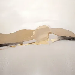 Paisagem Abstrata Dourada
