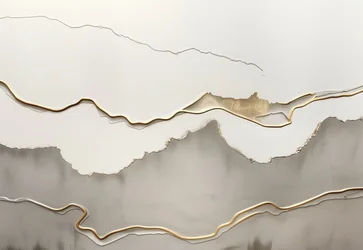Paisagem em Camadas Douradas