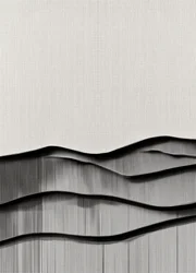 Paisagem ondulada minimalista