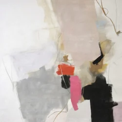 Abstrato em cinza rosado moderno