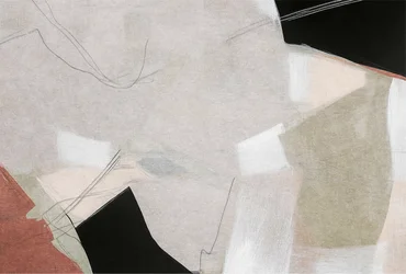 Formas abstratas em tons suaves