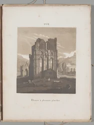 Arte da Litografia: Ruína da Igreja Italiana, Placa XVII