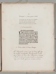 A arte da litografia: Impressão de letras, placa XV