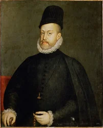 Filipe II, Rei de Espanha e Portugal (pintura sobre tela)