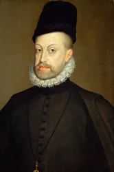 Retrato de Filipe II 1527-1598, rei de Espanha e Portugal, 1568