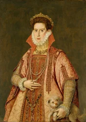 Retrato de uma mulher.